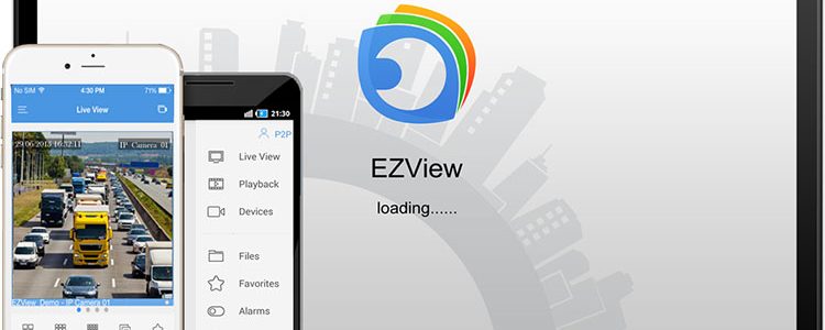 نرم افزار دوربین مداربسته موبایل رایگان EZView